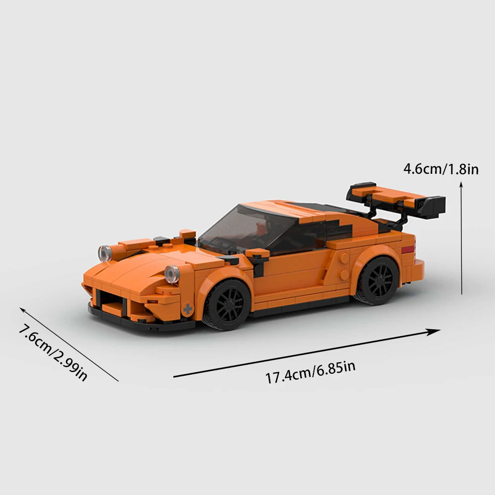 Porshe GT RS Brick Toy Car