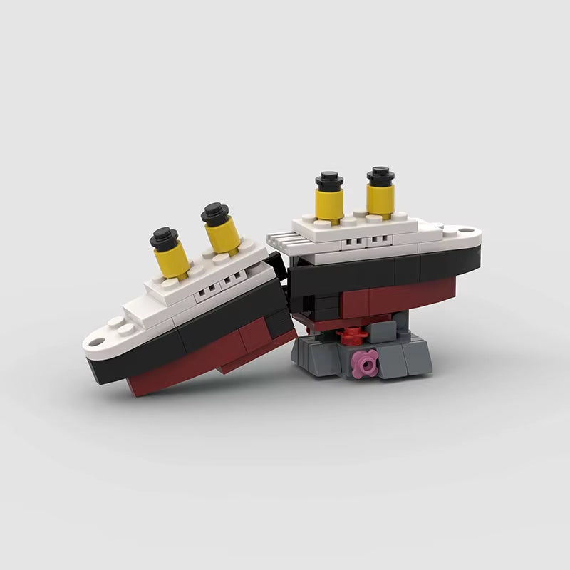 Titanic Ship Wreck Brick Toy 