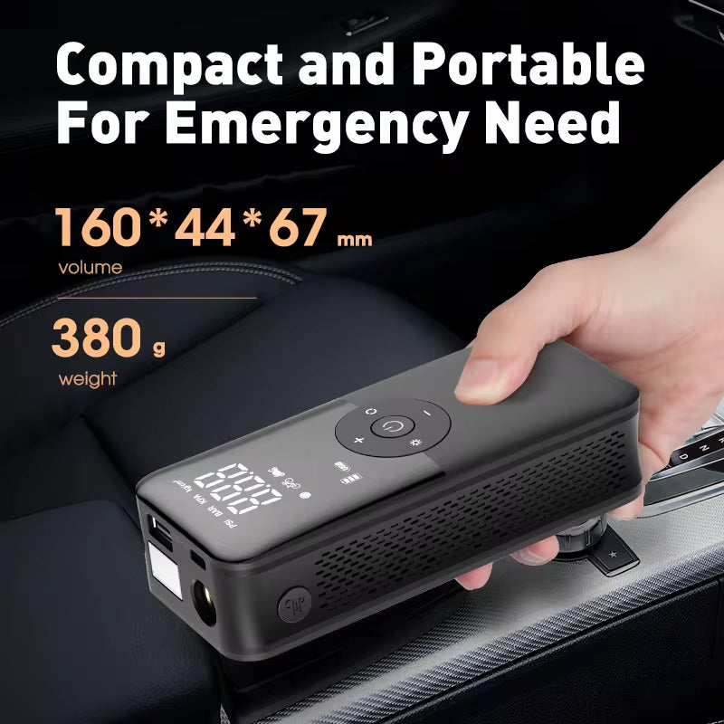 Rechargeable Air Pump Tire Inflator Portable Compressor 