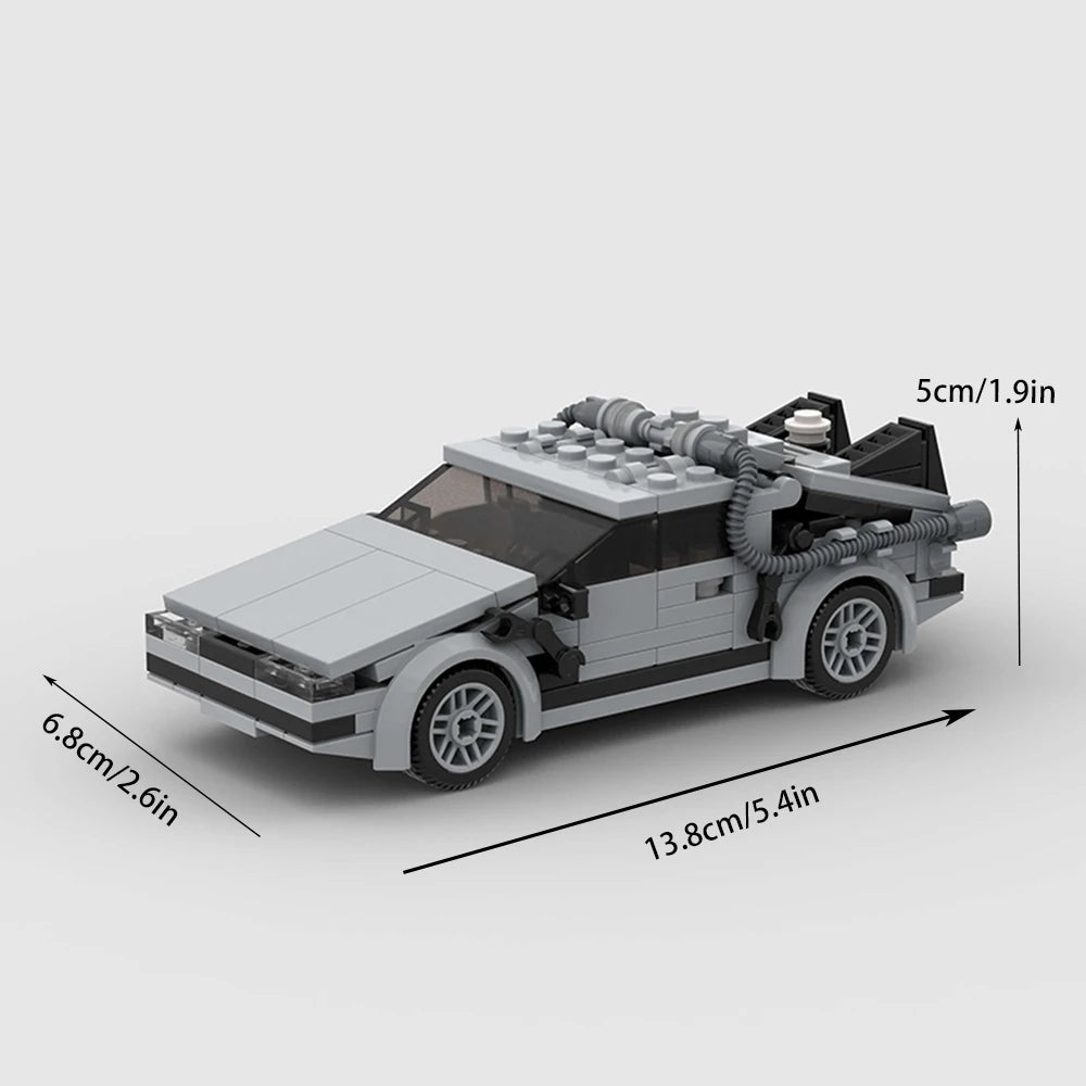 Delorean from BACK to the FUTURE Brick Toy